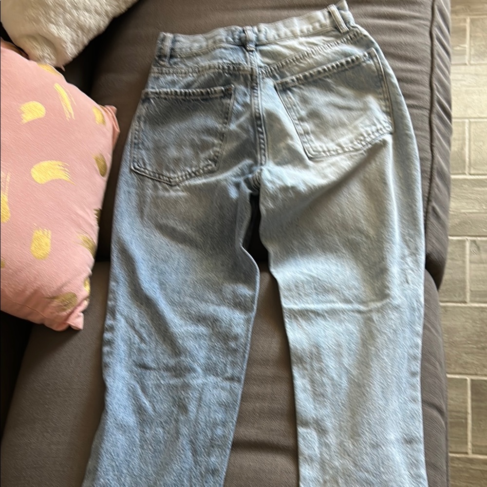 PacSun Light Wash Straight Leg light and dark wash dad Jeans size 23